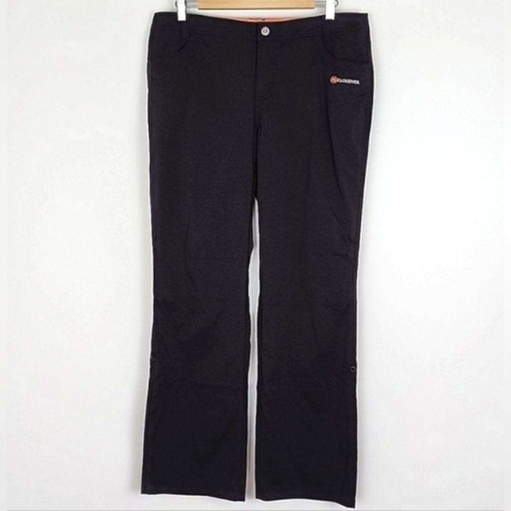 NWT Cloudveil Women's Black Roll-up Travel Hiking Pant Lightweight Stretch Sz XL
